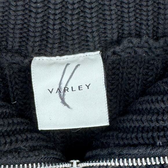 Varley Sweater Willard Half Zip 2.0 Size Medium Black - Picture 4 of 7